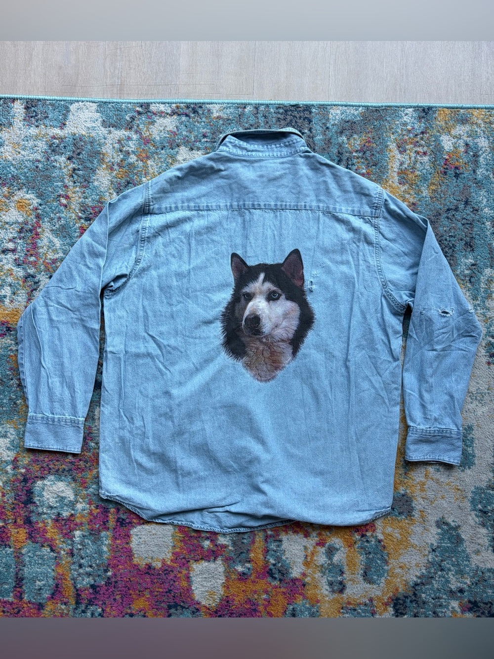 Vintage Dog Denim Jacket